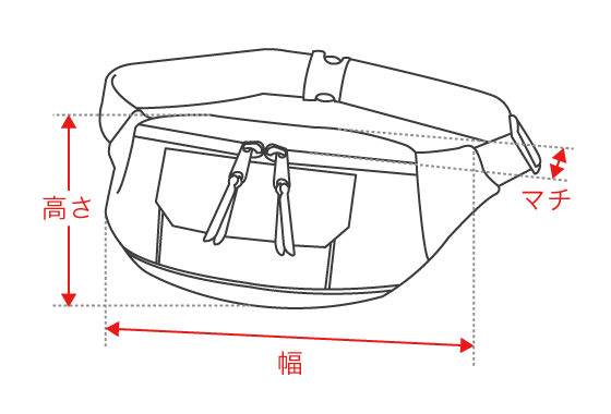 ボディバッグ/ウエストポーチ